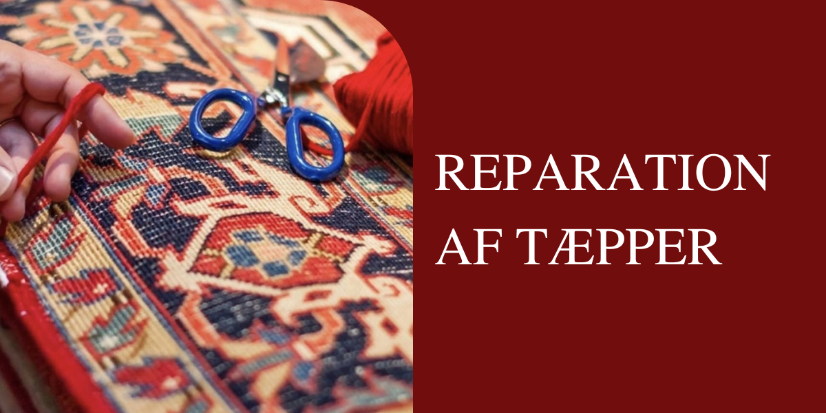 udførelse af reparation af tæppe